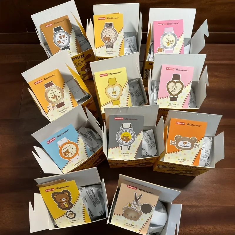 

New Genuine In-Stock Maihe BOXFUN Rilakkuma Watch Blind Box Gulu Moment Series Watch Collectible Toys Birthday Gifts