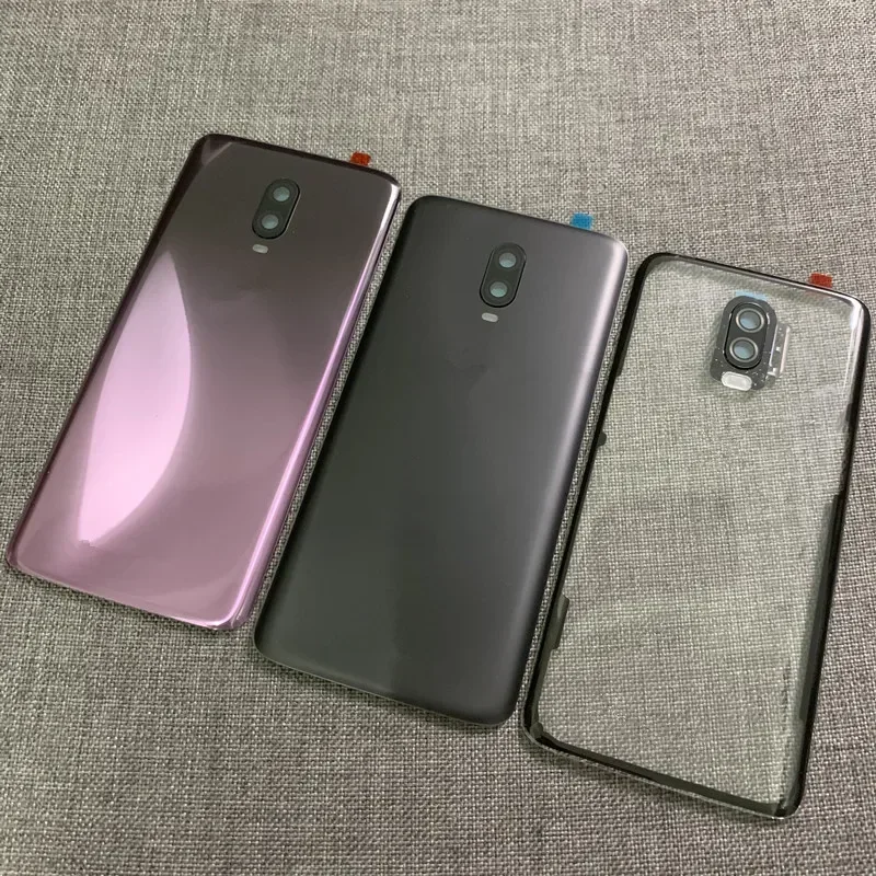 Housing for OnePlus 6T battery back cover glass door matte shiny 6.41 