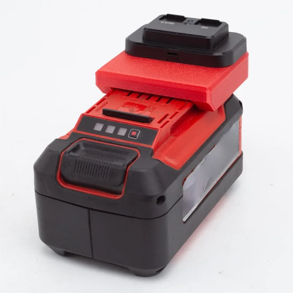 Przenośny zasilacz USB do akumulatorów litowo-jonowych OZITO / Einhell 20V z wyjściem USB i Type-C Szybkie ładowanie