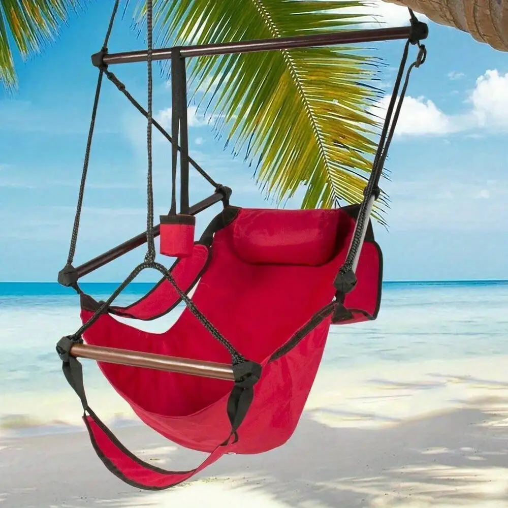 Hammock Hanging Chair Air Deluxe Outdoor Chair Solid Wood 250lb