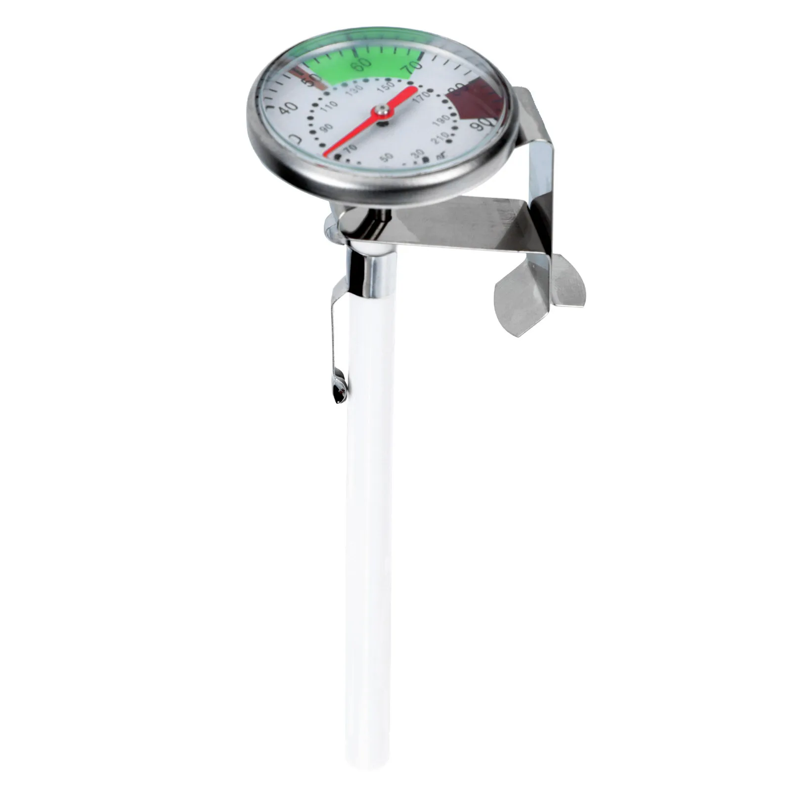 

1Pcs Food Thermometer Probe Type Metal Kitchen Temperature Gauge Precise Heat Resistant Cooking Thermometer for Coffee Milk