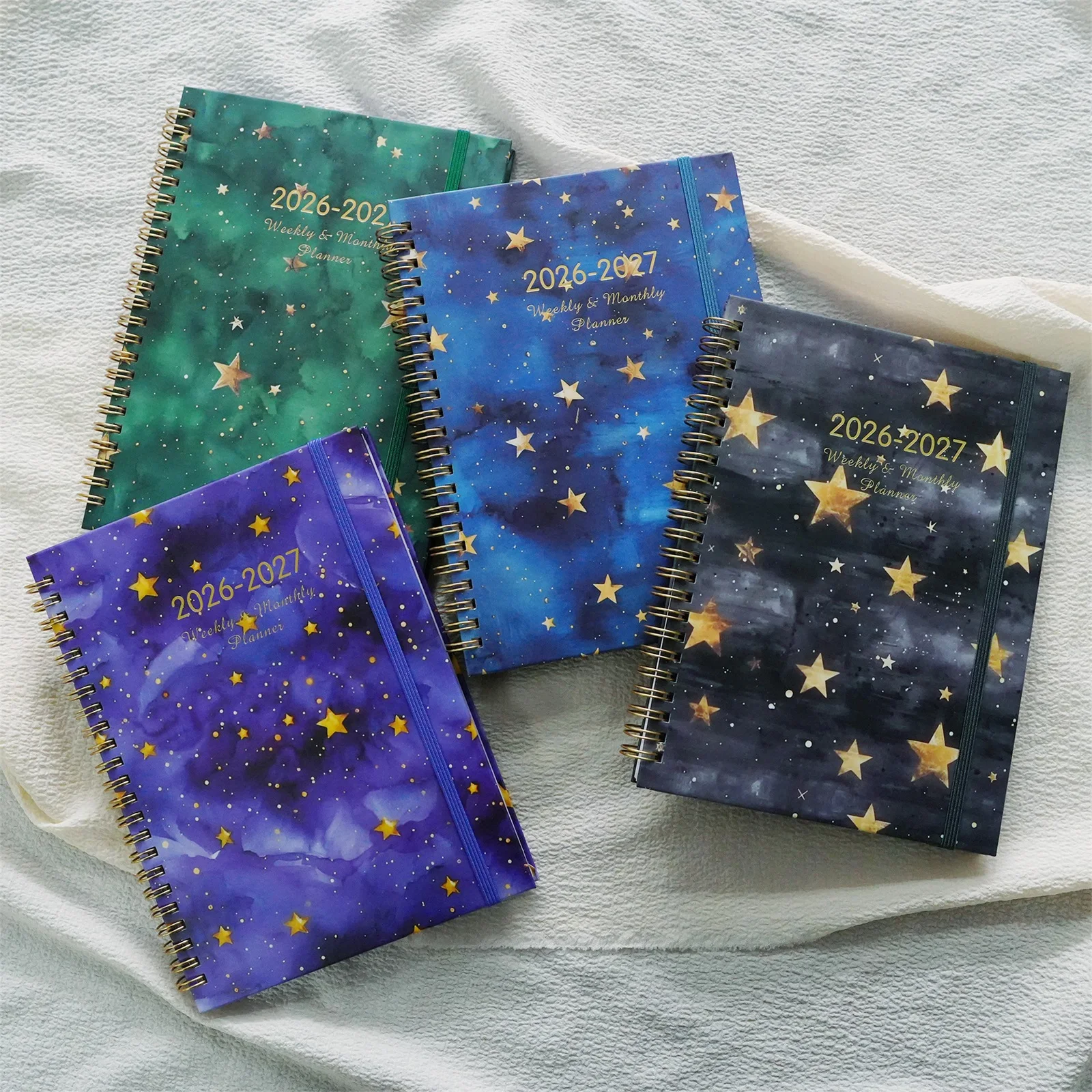 

Ежедневник-планировщик на 2026-2027 годы, формат А5, 70/140 страниц, ежедневный планировщик/календарь/блокнот