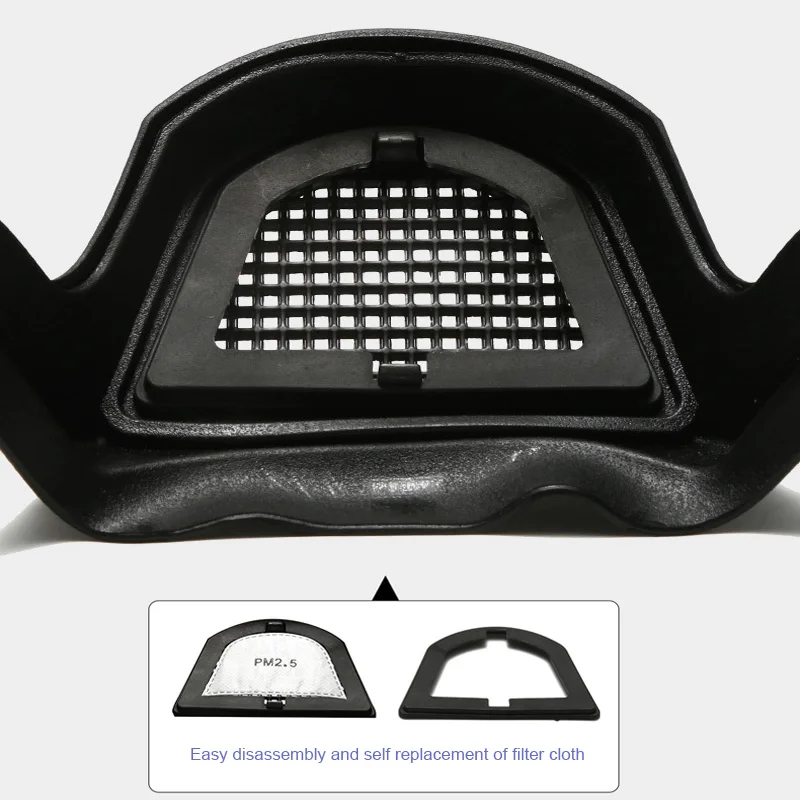 Masque facial complet Transparent haute définition, Anti-buée, Anti-poussière, prévention des fumées d'huile, masque de protection de cuisine avec filtre