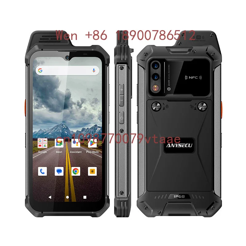 2027 4G W999 Android 13 POC Network Radio IP68 Waterproof 8+128GB Work With Zello  Real PTT ATEX Walkie Talkie view 3