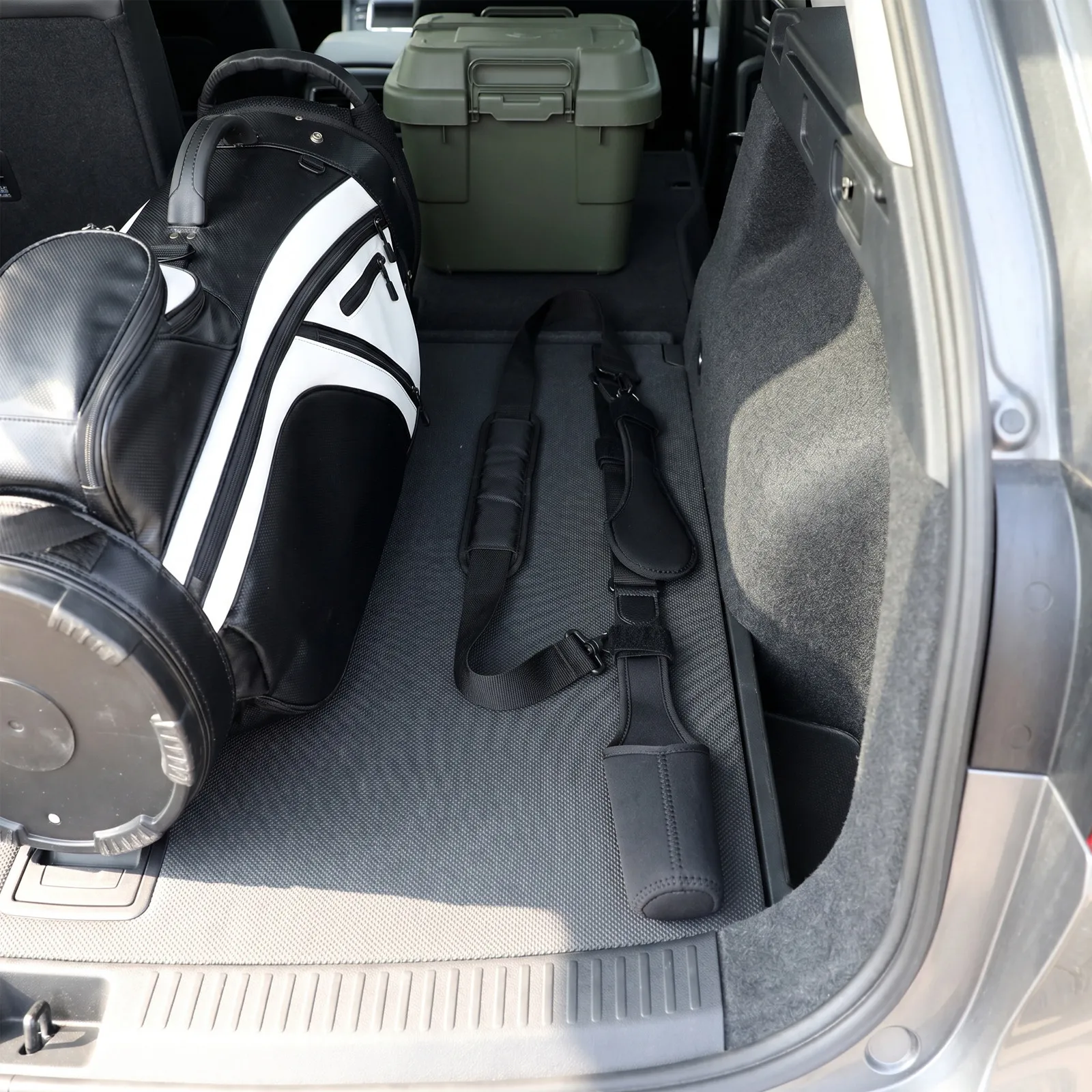 Étui de transport pour clubs de golf 97-117 cm, compact, portable, avec housse de tête de club, sangle réglable, léger, pour voyage