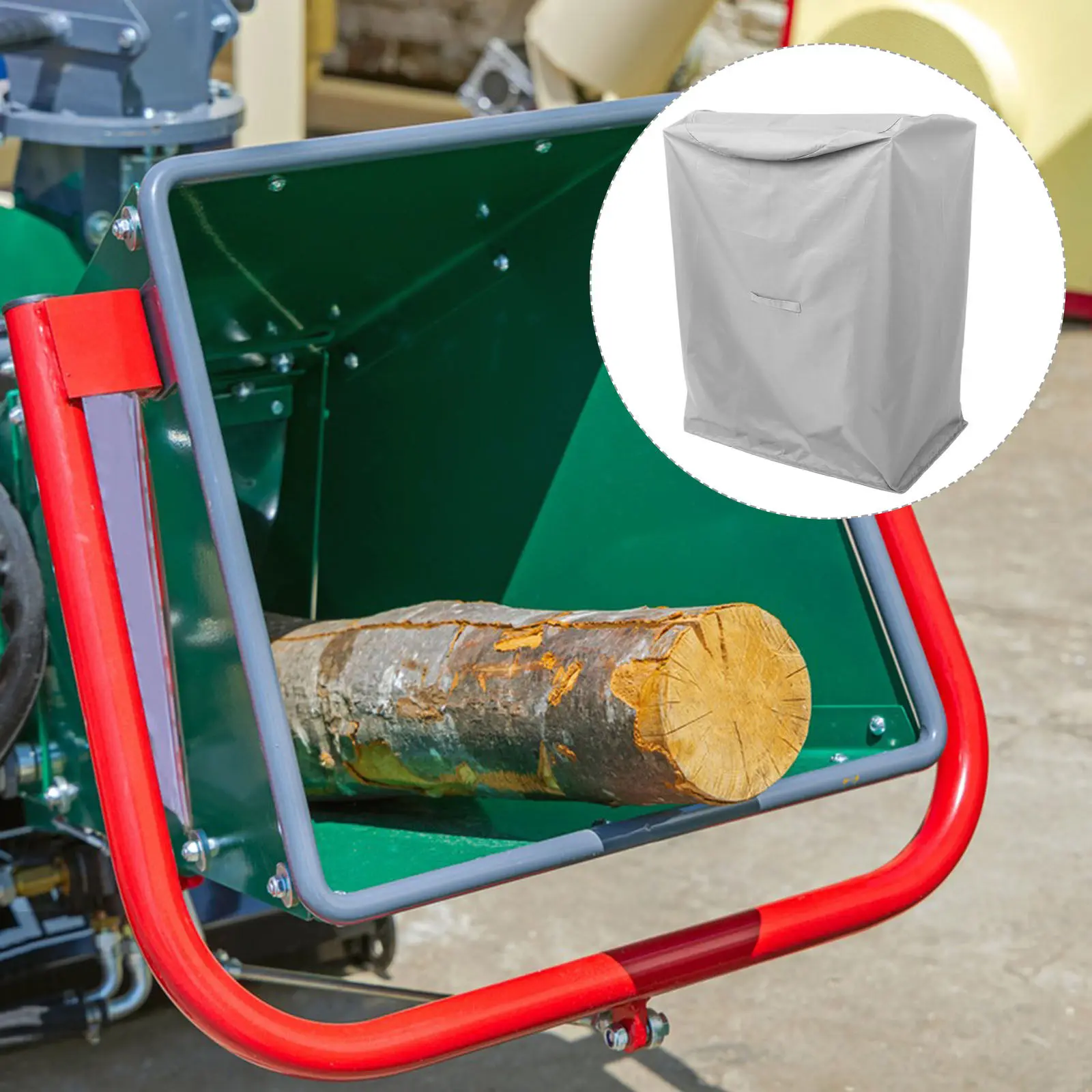 

Waterproof Oxford Chipper Cover Heavy-Duty All-Season Protection for Wood Chippers Rain Snow Uv Bird Droppings Outdoor Shredder