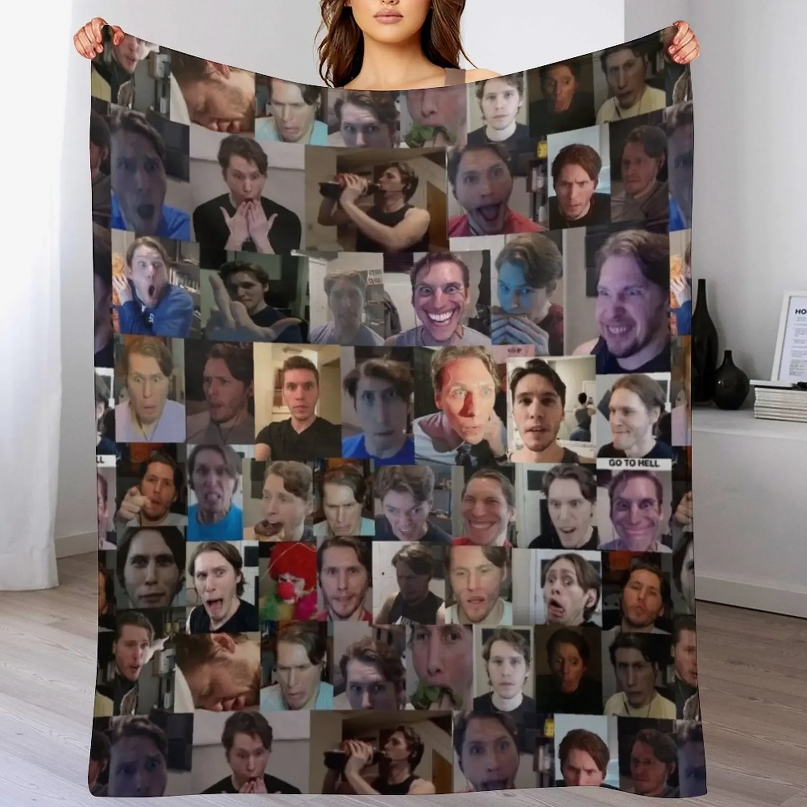 

Jerma Collage Throw Blanket Luxury St Blankets For Sofas Travel Giant Sofa Blankets