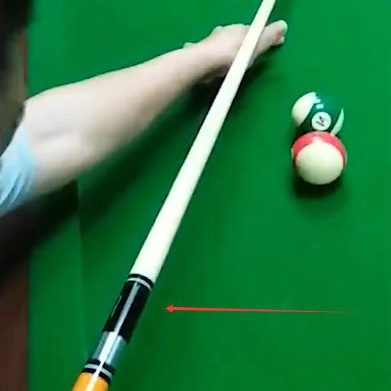 

Billiards Middle Joint Rod Extender Connector Lightweight Extension for Snooker Cue Stick Pool Accessories