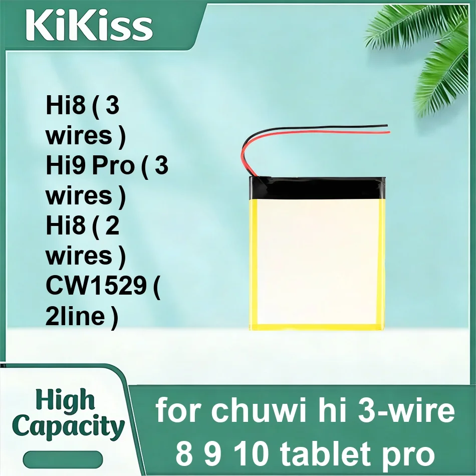 Аккумулятор для планшета HI8 (2 провода) CW1529 (2 линии) HI8 (3 провода) для Chuwi HI 3-Wire 8 9 10 Tablet Pro 0-5000 мАч