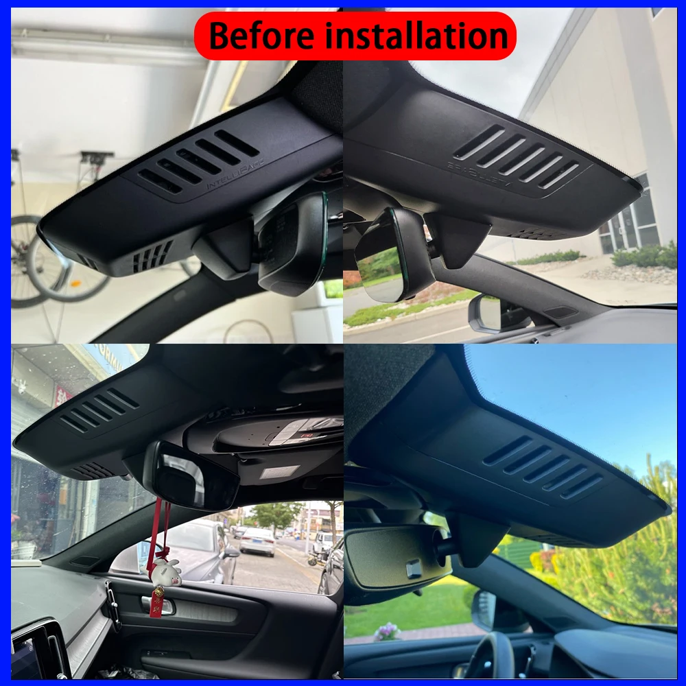 HighCam for Volvo XC40 EX40 EC40 Recharge Pure Electric 2021-2025 OEM 4K DVR Dash Cam Front Rear Camera WiFi Video Recorder