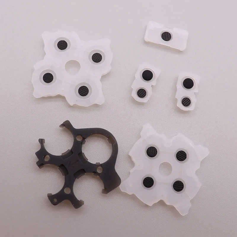 Botones conductores de goma para Sony PS5, almohadillas para llaves, V1.0, V2.0