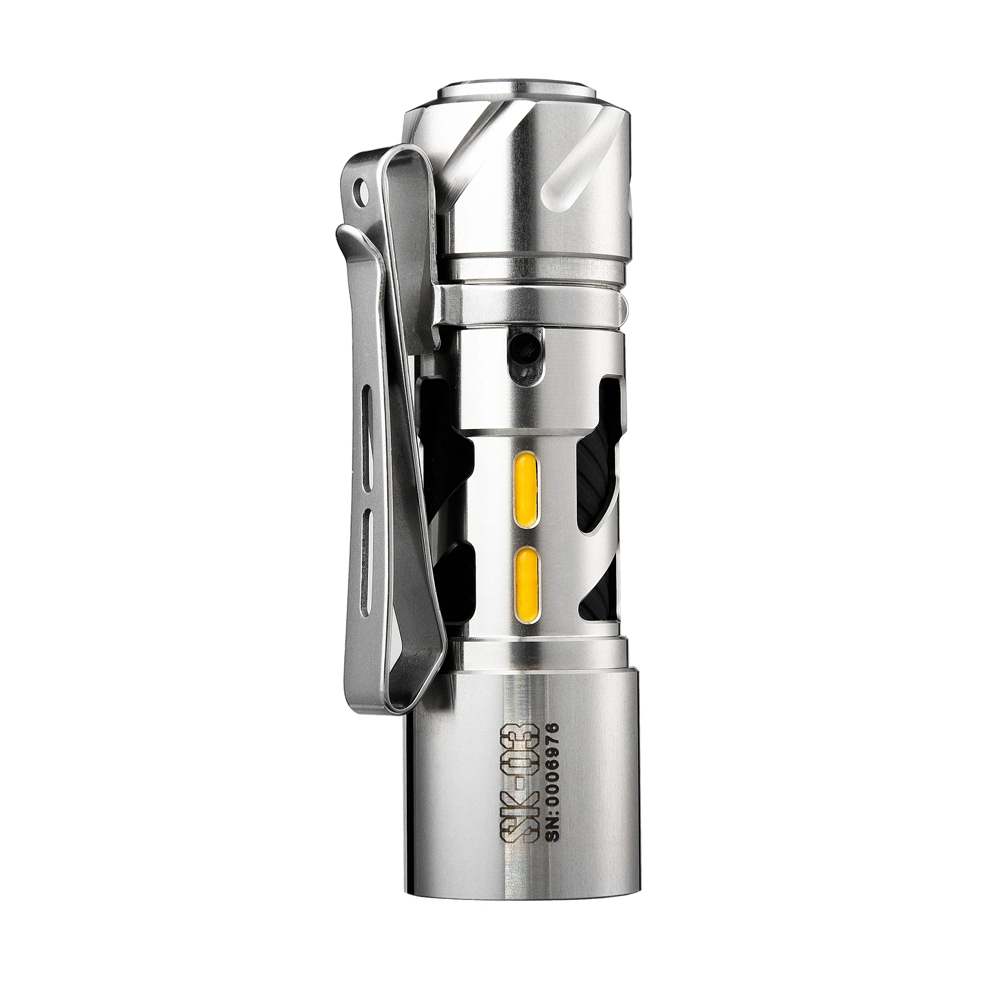 

LOOP GEAR SK03 Stainless Steel LED Flashlight 1000Lumens 120 Meters