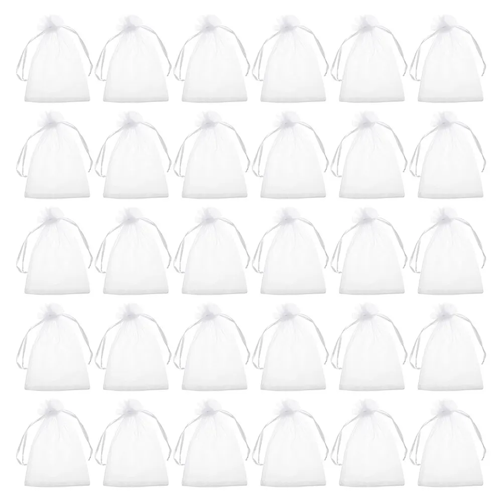 

100 Pcs Jewelry Drawstring Packing Gift Pouch Gift Bag Jewelry ganizer Storage Storage Pouch Solution