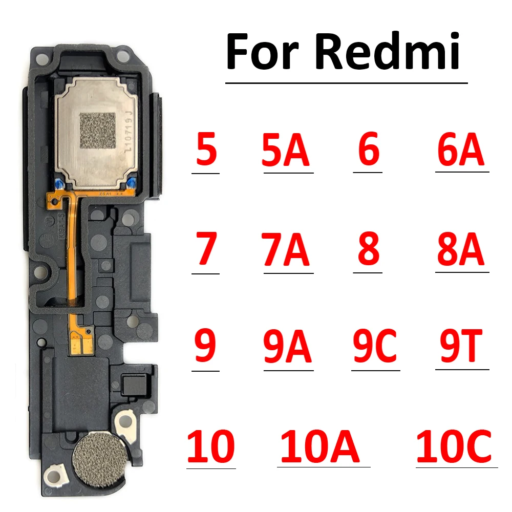 

Original New For Xiaom Redmi 5 5A 6 6A 7 7A 8 9 9A 9C 9T 10 10A 10C Buzzer Ringer Loud Speaker Loudspeaker Flex Cable Ribbon