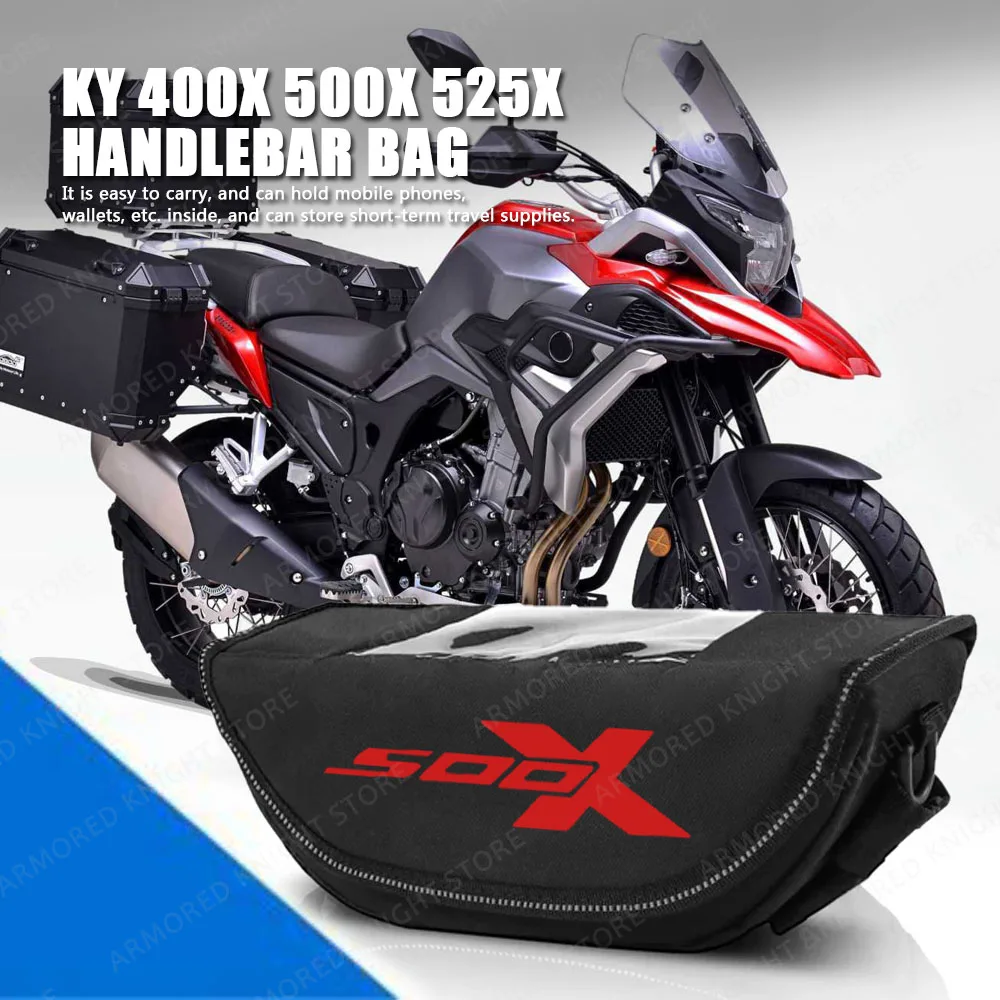 For COLOVE KY400X KY500X KY525X 400X 500X 525X Motorcycle Handlebar Waterproof Bag Travel Bag Storage Bag