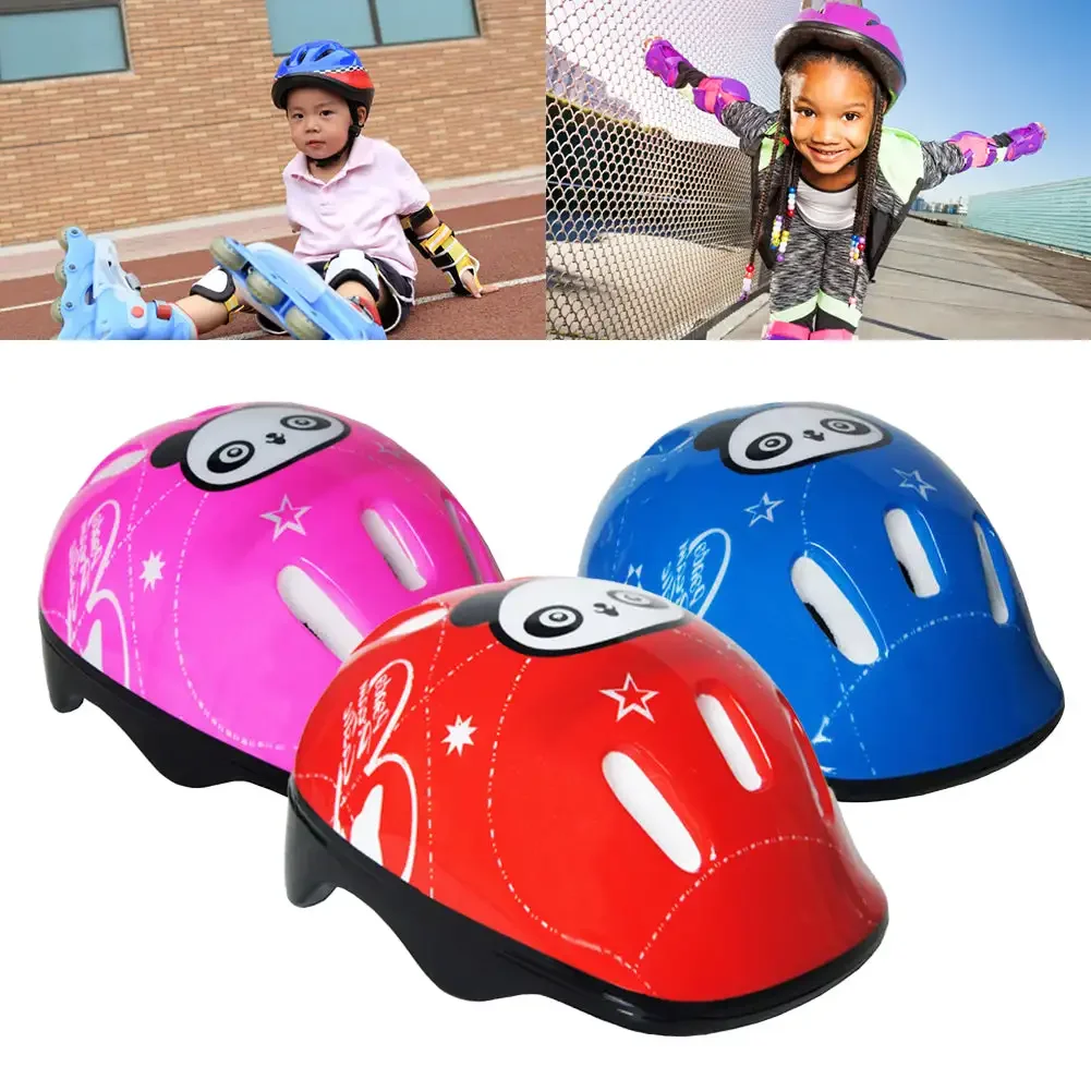 Caschi per la testa modello Panda pattinaggio Skate Board per bambini ragazze ragazzi equipaggiamento protettivo casco di sicurezza per acrobazie per bambini casco da ciclismo