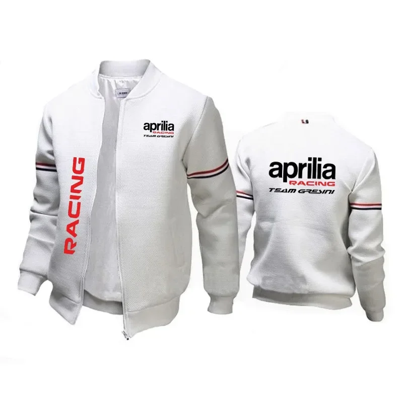 Spring Autumn Hip Hop Jacket Men High Street Aprilia Racing Print Coats Men\'s clothing Fashion cotton sweatshirt Jackets top