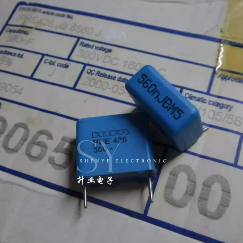 

10pcs/lot PHE426 0.56uf/300v 560nf u56 564 Brand New 15mm Film Capacitor