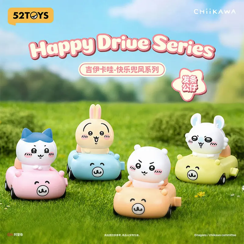 

Anime Figures Chiikawa Usagi Happy Drive Series Blind Box Figurine Toys Kawaii Usagi Desktop Ornaments Gifts Surprised Box Toys