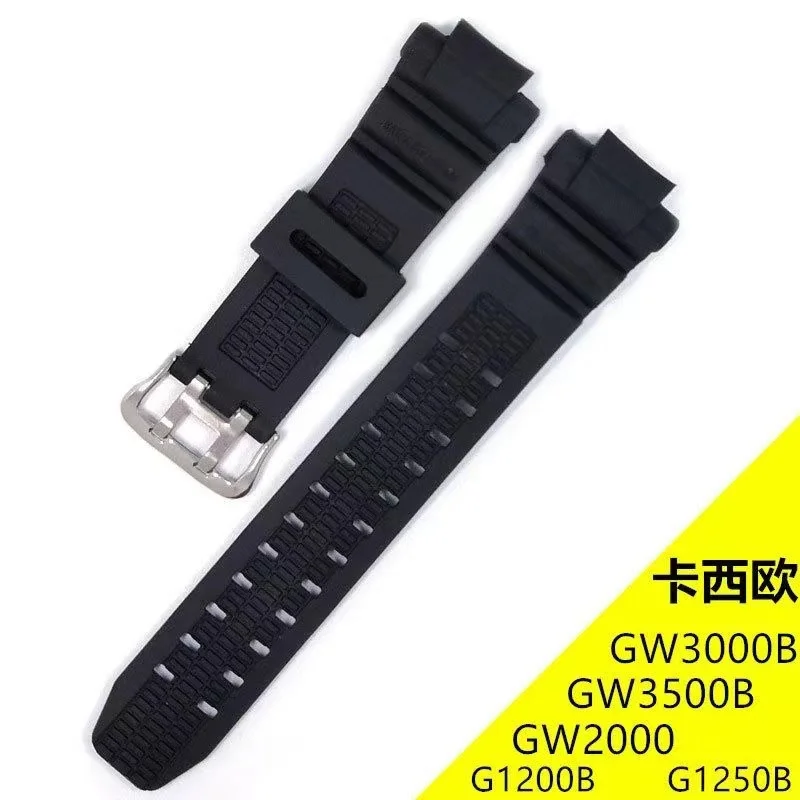 

TPU Watch Strap for Caiso gshock GW-2000/2000B/2500/2500B/3000/3500B G-1000/1000B/1200B/ 1250B/1500B/1500 Sport Diving Watchband