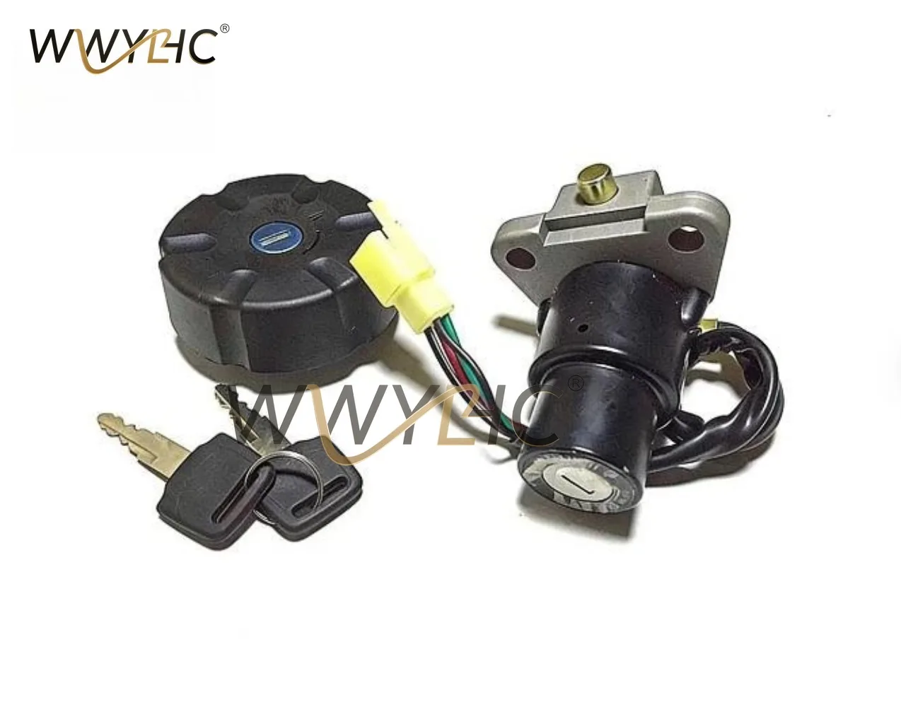 Motorcycle Ignition Switch Lock Fuel Gas Cap W/Keys For  125GY ZS125GY 125cc Dirtbike