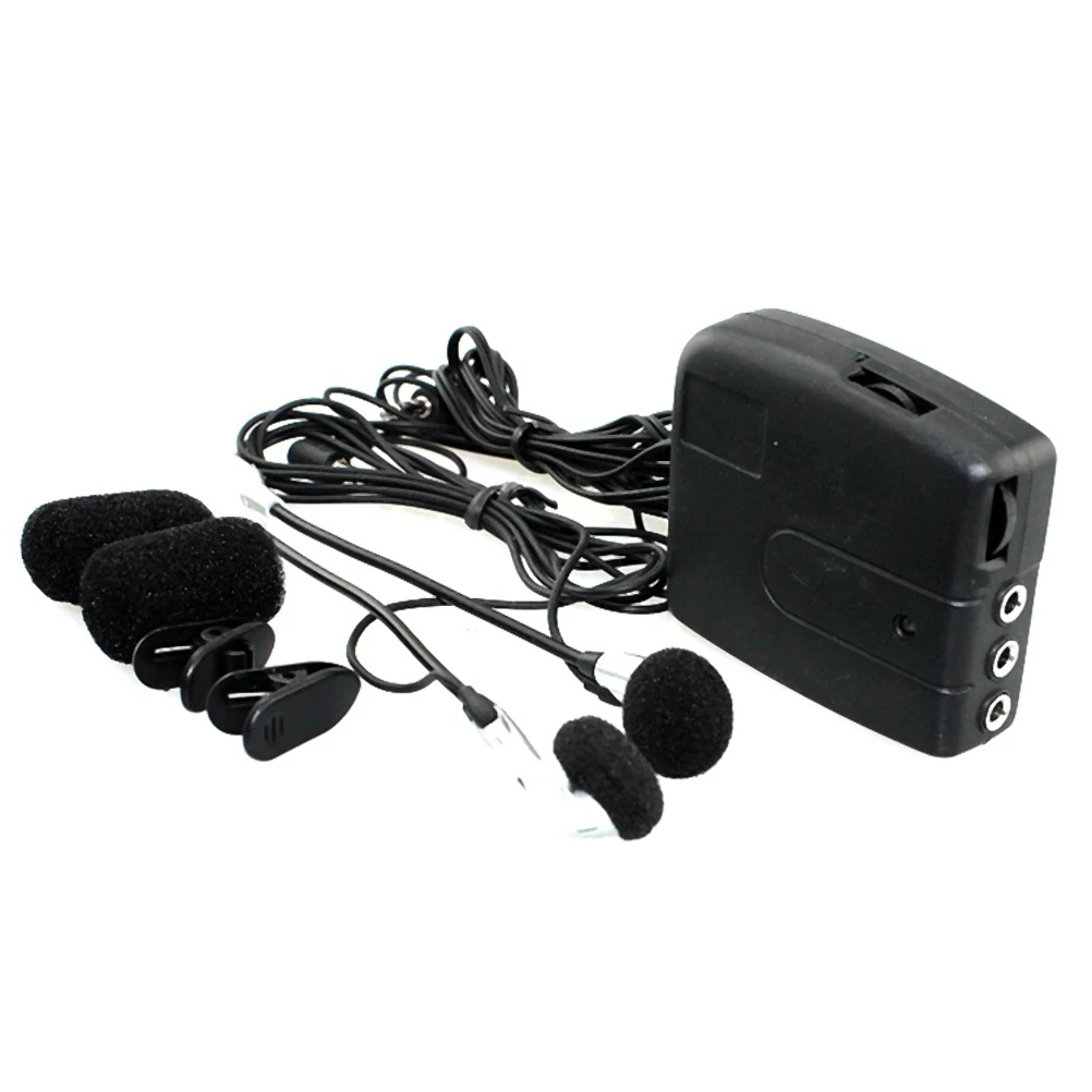 

Walkie Motorcycle Front Seat Rear Seat Headset Portable Stereo Audio Intercom Headphone Low Power Consumption