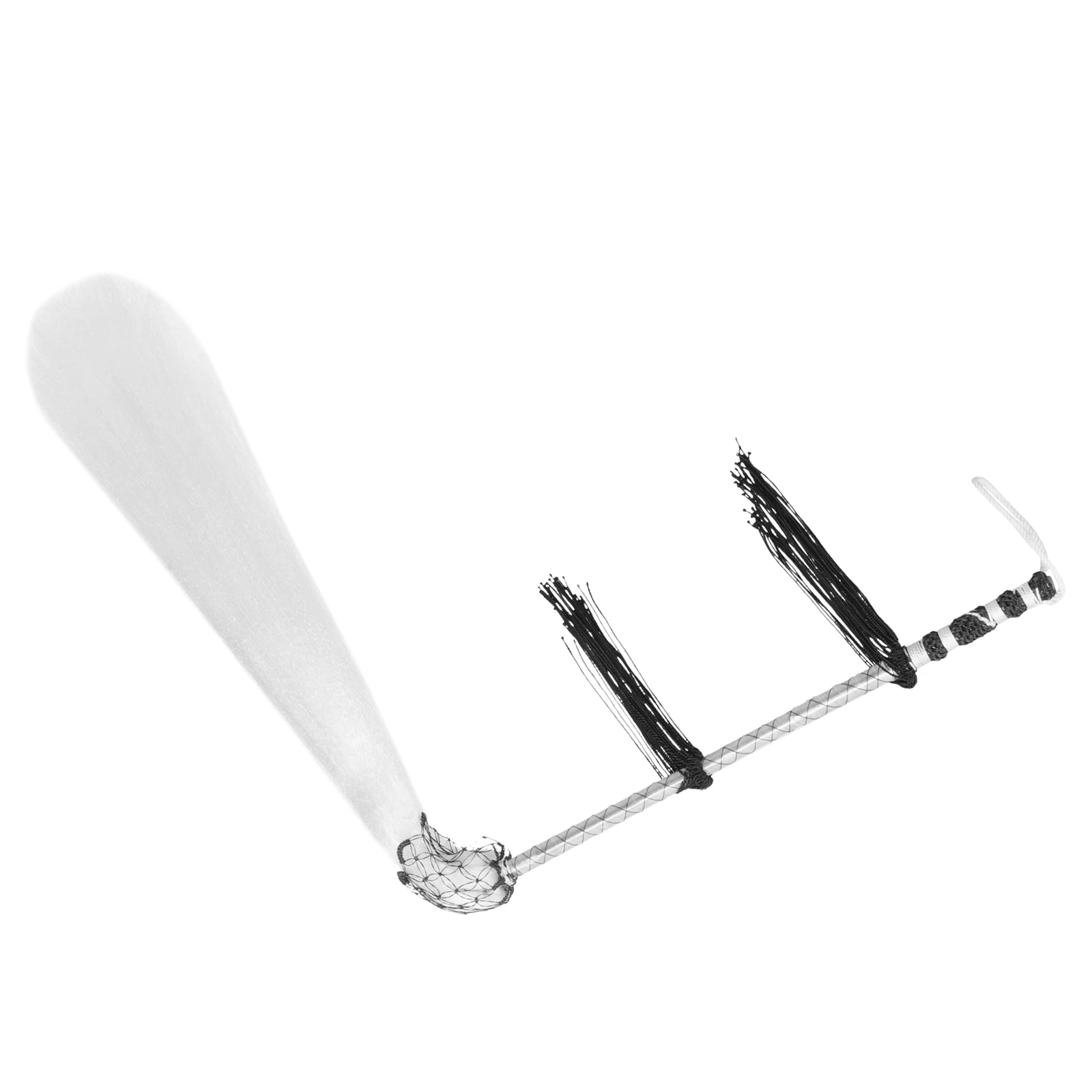 

Chinese Charms Horsetail Whisk Ornament Handheld Taoism Whisk Decor For Home Office Wall Adornment Natural Duster