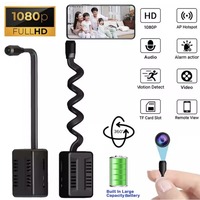 Mini Wifi HD 1080P Surveillance Camera with Adjustable Lens Remote Monitoring Home Security Wireless IP Camera Loop Record Cam