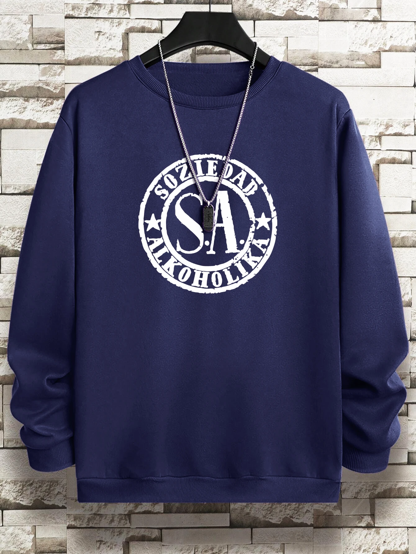 

S.A.Car Logo Printing Men Hoodies Fleece Warm Breathable Crewneck Sweatshirts Winter Comfortable Pullover Man Women Sportswear