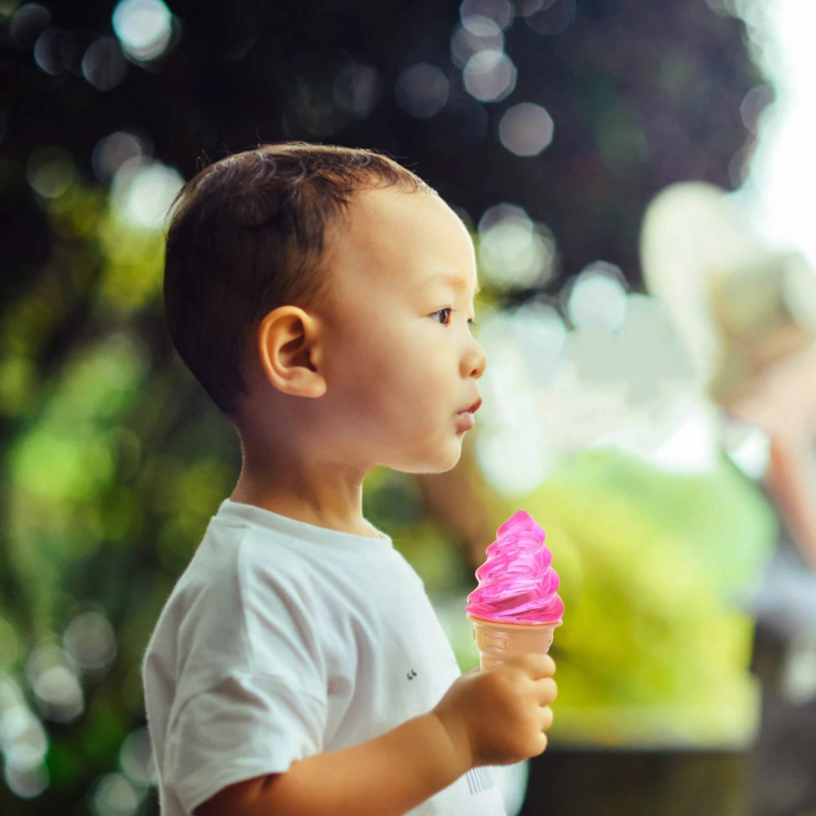 

3 Pcs Ice Cream Cooling Toys Dog Box Pet Tpr Artificial Model Freezing Game