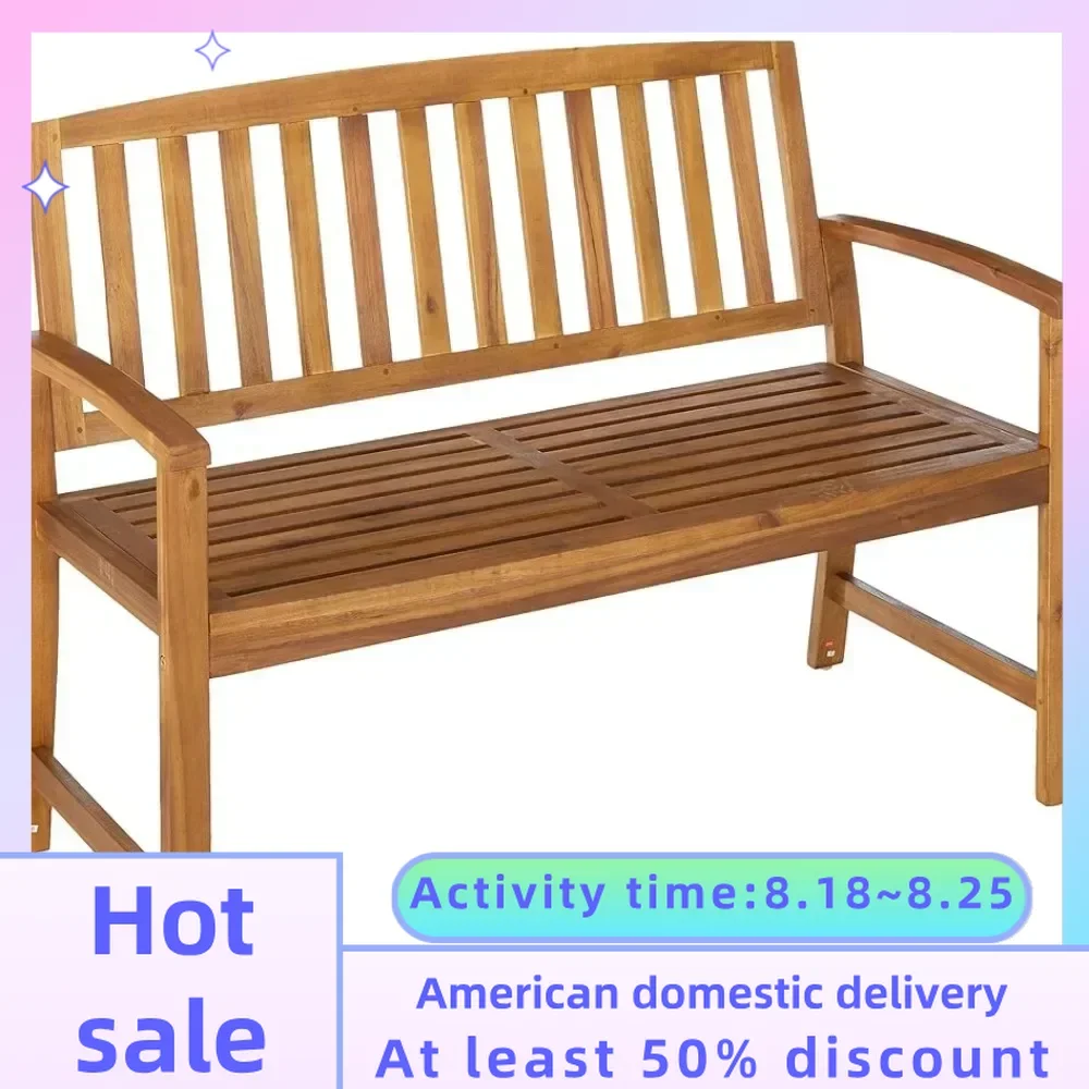 Bench Garden Furniture Outdoor Benches Teak Finish Outside Patio Furniture Reclining Outdoor Armchair Terrace Steel Garden Chair