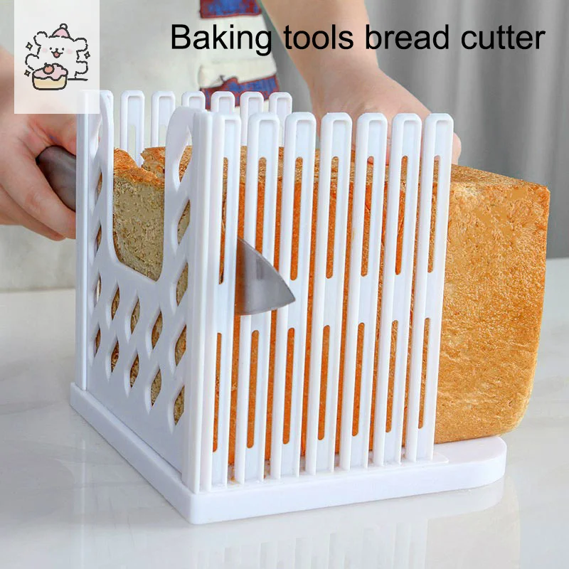 Toast Bread Slicer Stand Foldable Toast Loaf Slicing Machine Multifunctional Bread Cutting Guide Tool For Homemade Bread