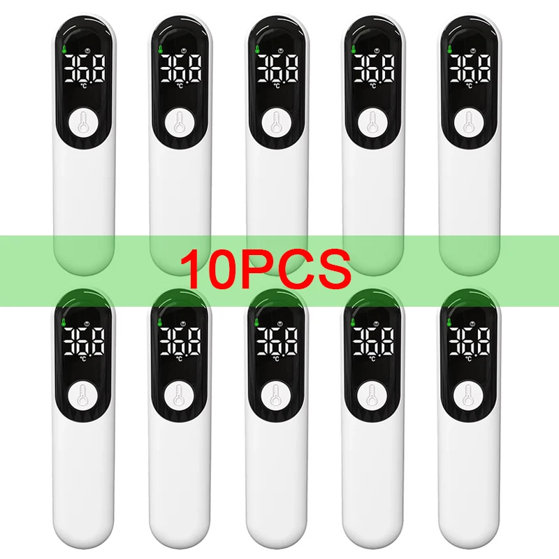 

10PCS Baby Digital Infrared Forehead Thermometer Fever Contactless Clinical Electronic Medical Non Contact Temperature Meter