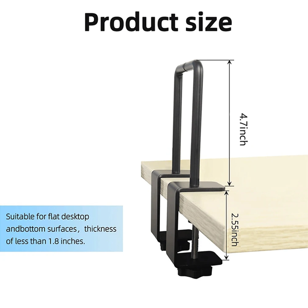 Metal Craft Paper Roll Holder Adjustable Tabletop Dispenser with Anti Slip Pads Secure Design Tool Installation
