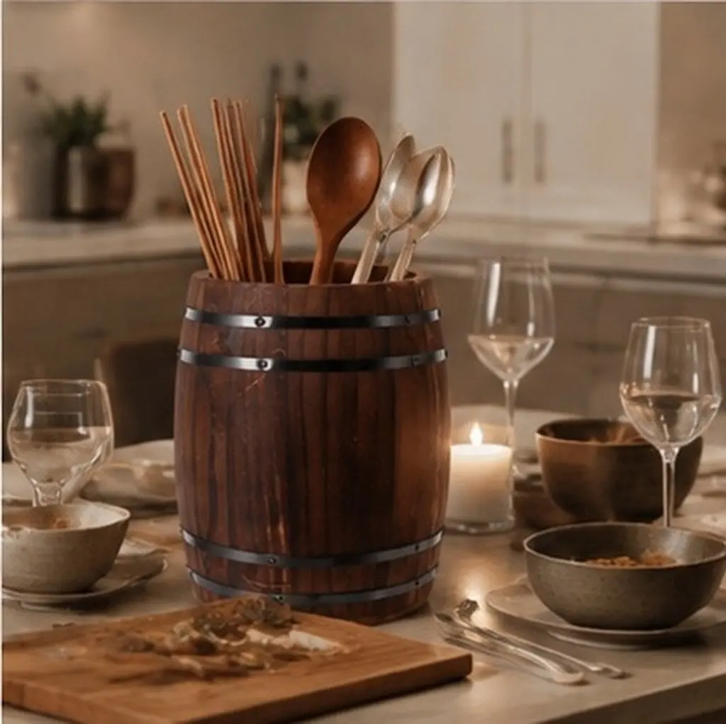 natural-wood-chopstick-holder-wine-barrel-rustic-utensil-organizer-countertop-storage-basket-727x570x570in-tableware-box