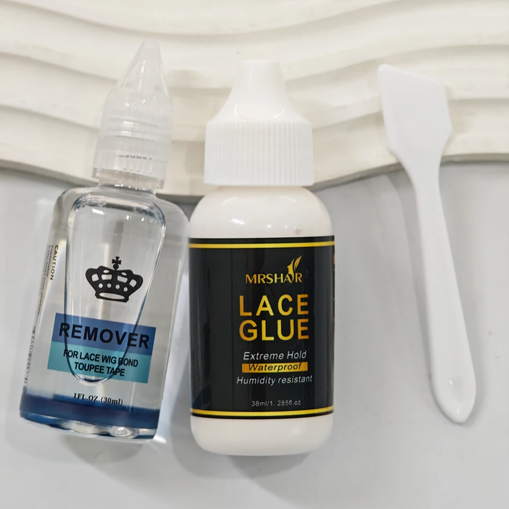 Wig Glue With Remover and brush Super Lace Glue For Lace Wigs/Toupee/Closure Hair Glue Remover Wig Installation Kit