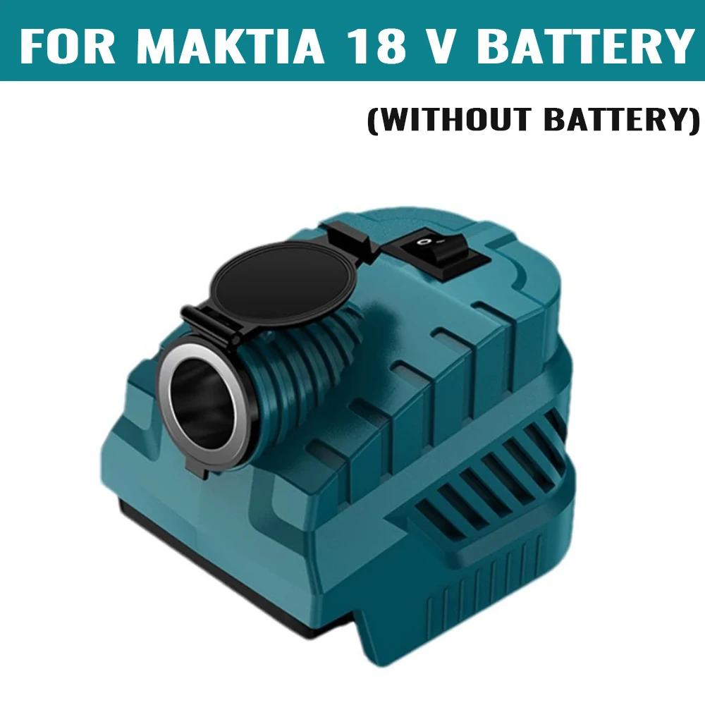 Batterieadapter FÜR MAKITA/MILWAUKEE/DEWALT 18V Akku über DC 12V Buck-Konverter Regler mit Zigarettenanzünder USB & Typ-C – Detail 1