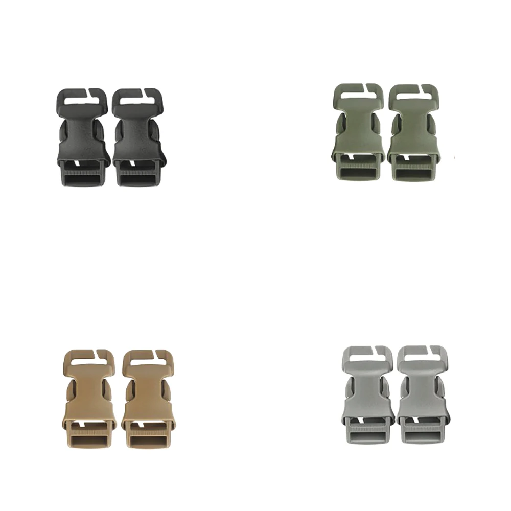 2PCS Tactical Side Release Buckle 25mm Webbing Detach Buckle for Outdoor Sports Bags Hunting Vest Replacement Buckle Accessories