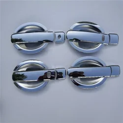 ABS Chrome Door Handle Bowl Door handle Protective covering Cover Trim for Nissan X-Trail X trail T31 2008~2013 Car Styling