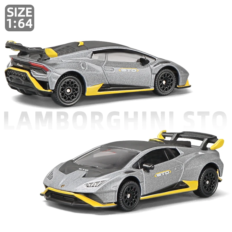 CCA Pressofuso In Lega Modello di Auto di 1/64 Bilancia Lamborghini STO Simulazione In Miniatura Voiture Complementi Arredo Casa Collezione Hobby Giocattolo Per Bambini