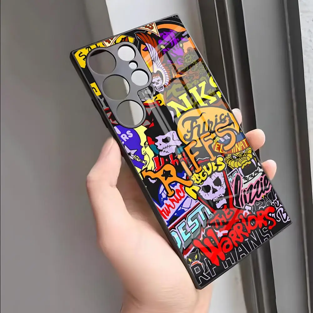 The Warriors Movie Phone Case For S24 Ultra Samsung S23 Fe S22 S20 S21 Plus Galaxy A54 A34 A24 A53 Note 20 Glass Cover