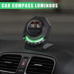 Car Dashboard Compass Foldable Spherical Compass Ball With Inclinometer For Direction Pointing 180-Degree Adjustable Compass