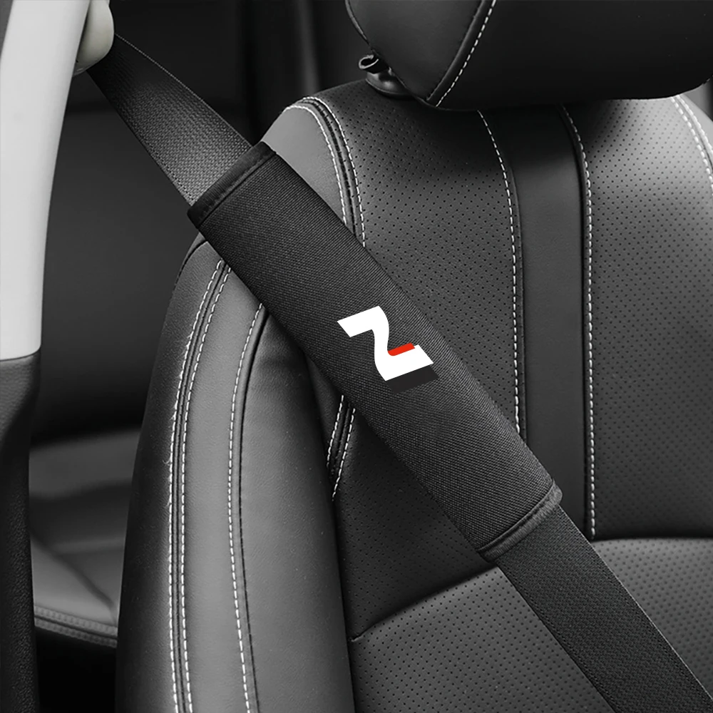 2PCS Car Seat Belt Protective Cover Pad Shoulder Cushion For Hyundai Tucson Creta l20 I30 Festback I30N Veloster Kona