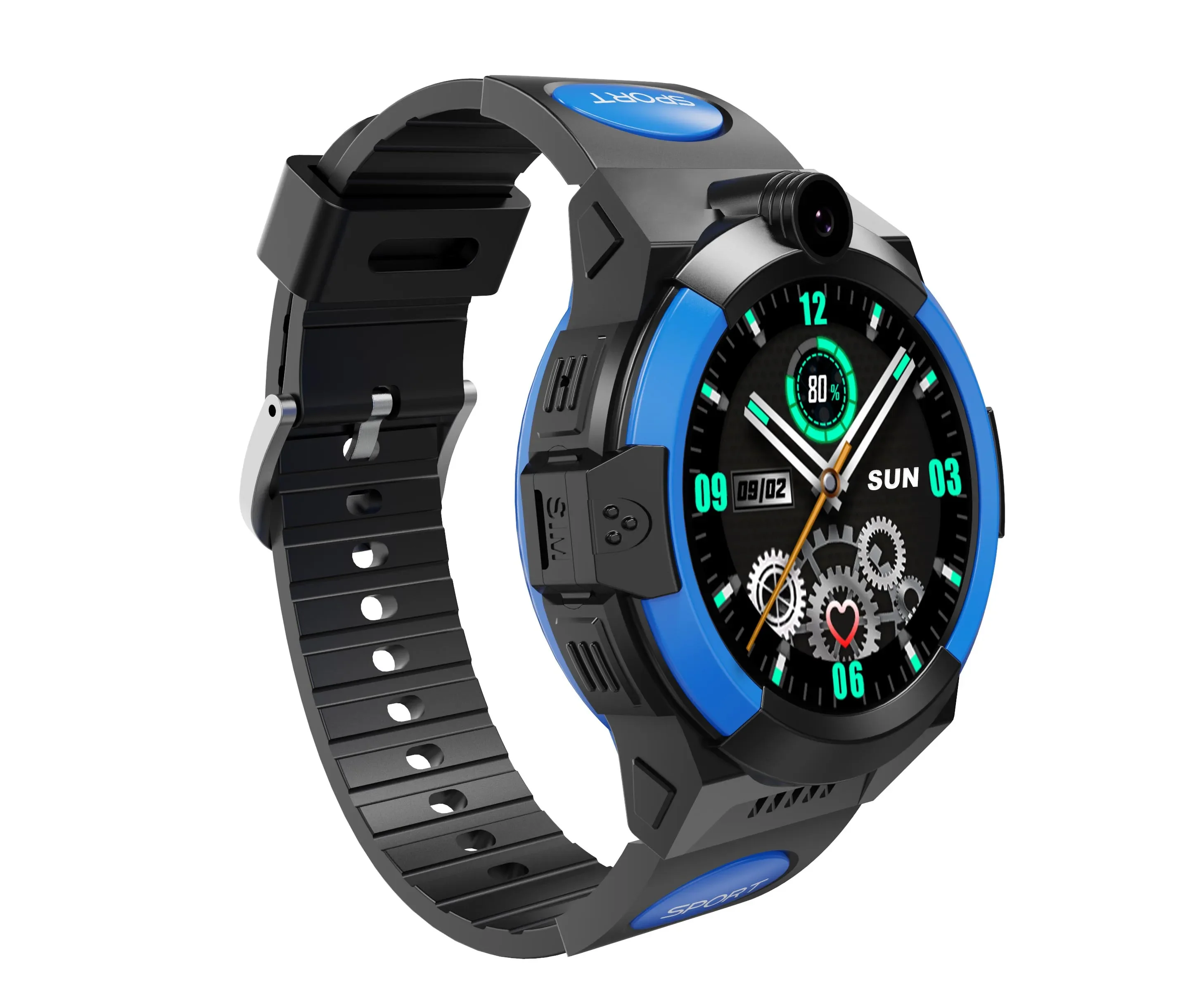 Lt32 4g relógio inteligente crianças gps wifi chamada de vídeo sos ip67 à prova dip67 água criança smartwatch câmera monitor rastreador localização telefone relógio