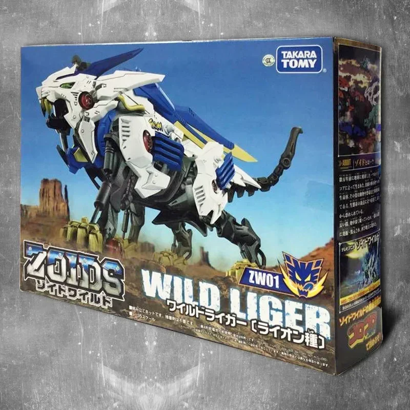 Zoids โมเดลอนิเมชั่นของทหารทำจากเหล็กของเล่นรูปไดโนเสาร์พร้อมตุ๊กตาสิงโตง่ามยาว