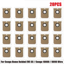 For Conga 8090 Ultra / 9090 AI, Conga Home 10000, Eufy L50 L60 SES, Everybot Q5, Roidmi EVE CC Dust Bag Replacement Parts