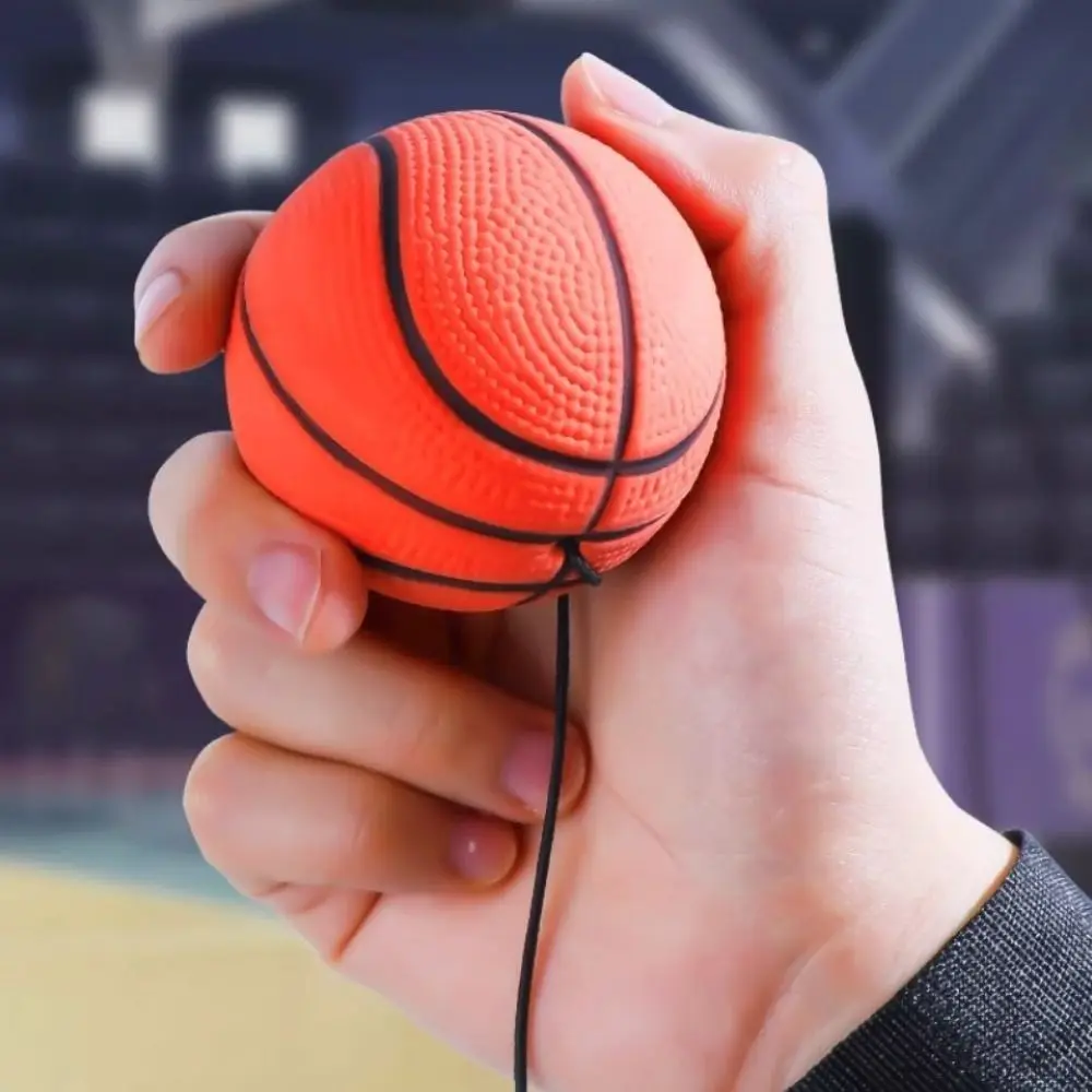 On String Elastic Bouncing Return Ball Boring Hand Ball Game Hand Rebound Ball Basketball Exercise Sports