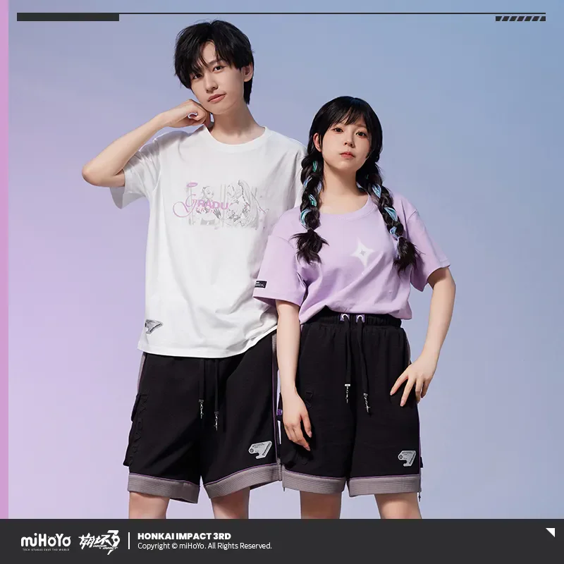 Kiana Themes Impressions Clothing MiHoYo Honkai Impact 3 Cosplay Costumes Adult Bottom Shorts Casual Couple Pants Halloween Gift