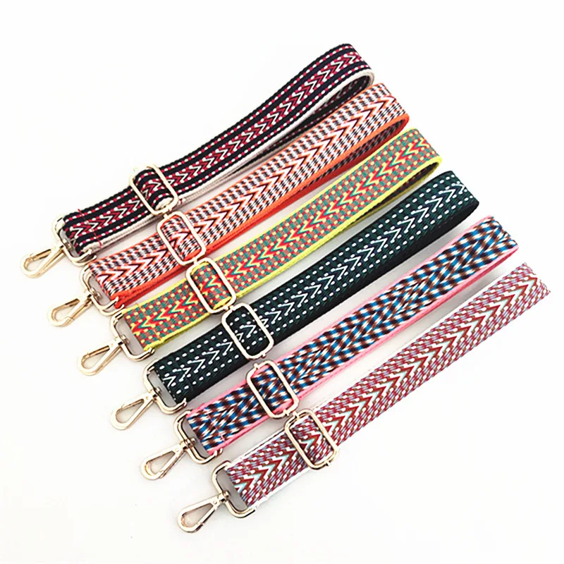 One Shoulder Belts Replacement Bag Accessories Thickened Ethnic Style L Women\'s Bag Strap