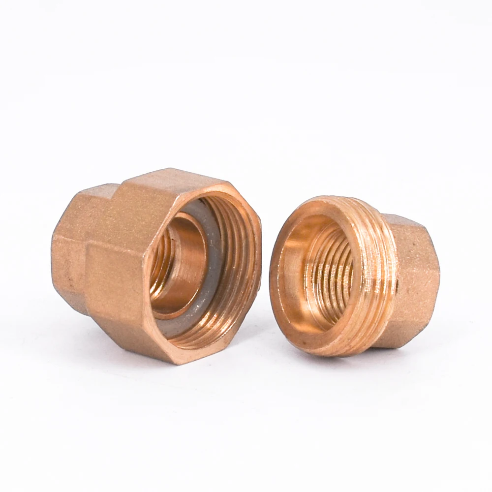 DN10 G 3/8 "BSP Feminino Conjunto de União de Soquete de Três Peças Conjunto de Acoplamento de Tubo de Latão Encaixe Adaptador de Junção